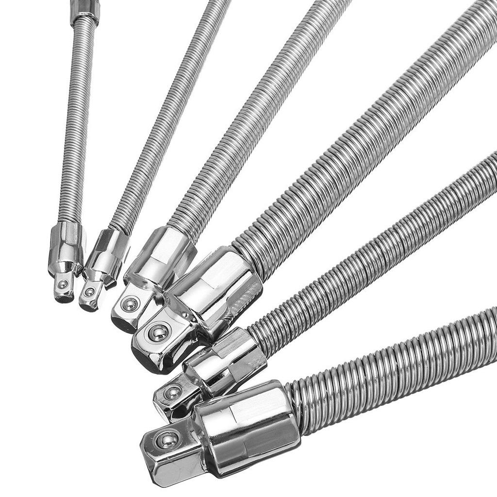 2x1/4'' Drive 2'' Long Ratchet Wrench Socket Extension Bar Spanner Hand Tool A:150mm