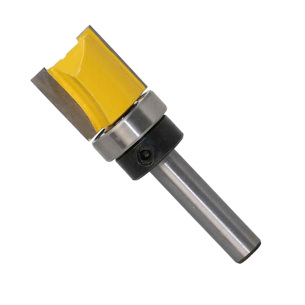 8mm Shank Straight Router Bit Wood Milling Cutter Slotted Trimming No.1 Three Quarter Inch 20mm