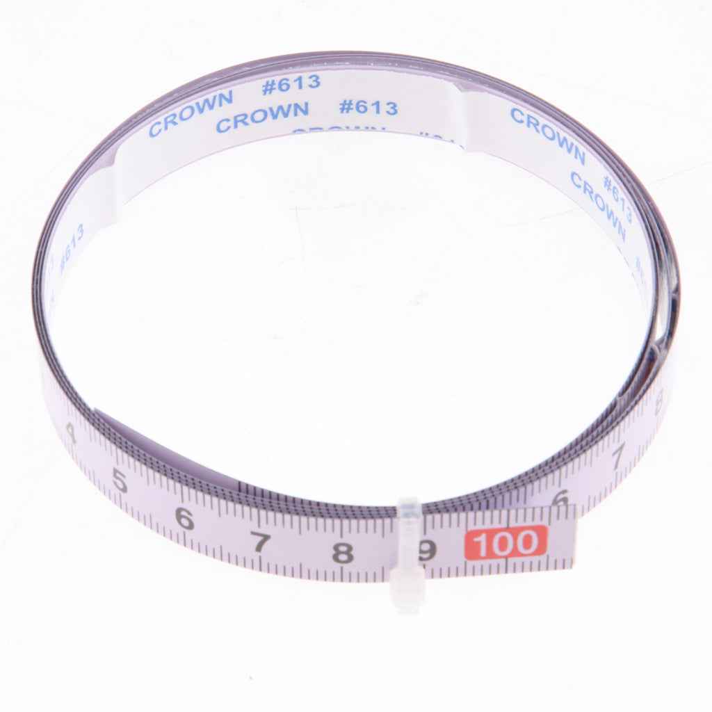 Miter Saw Track Tape Measure Adhesive Metric Ruler Right To Left(100CM-0)
