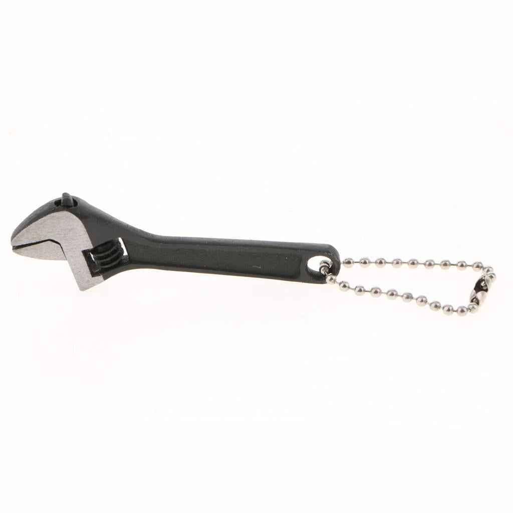 Universal Mini Adjustable Wrench Spanner Repair Tool 2.5In Black