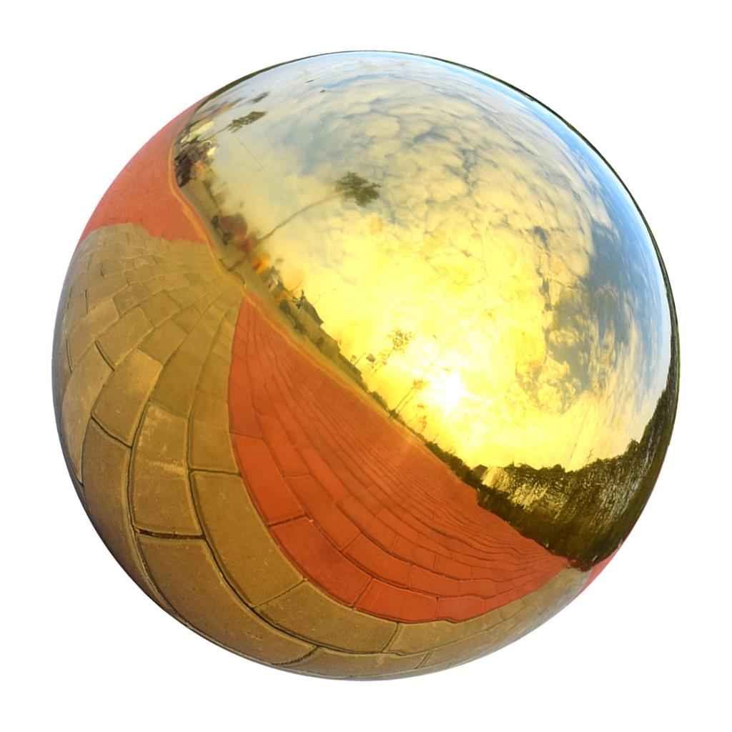 304 Stainless Hollow Ball Seamless Mirror Ball Sphere Home Garden Deco 90mm