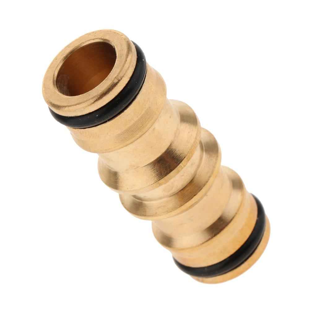 Brass 1/2 inch Quick Connect to Standard Hose Male to Male