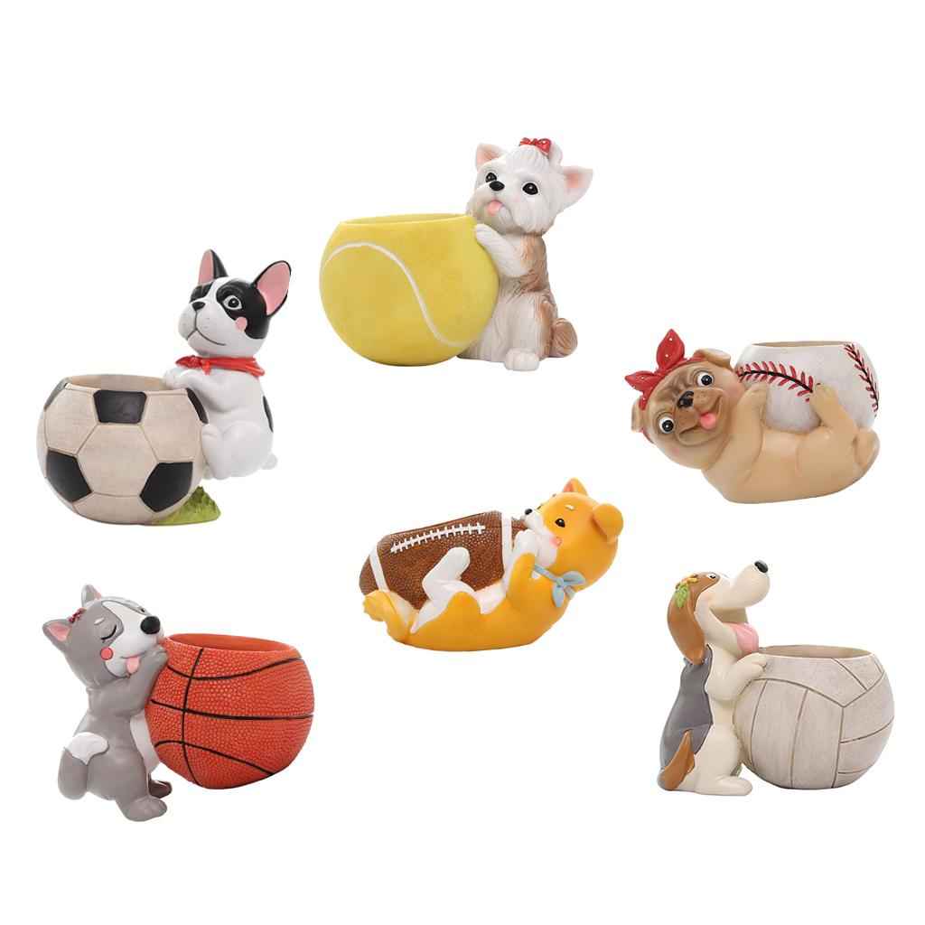 Creative Sports Ball Shape Succulent Plant Pot for Home Decor Soccer