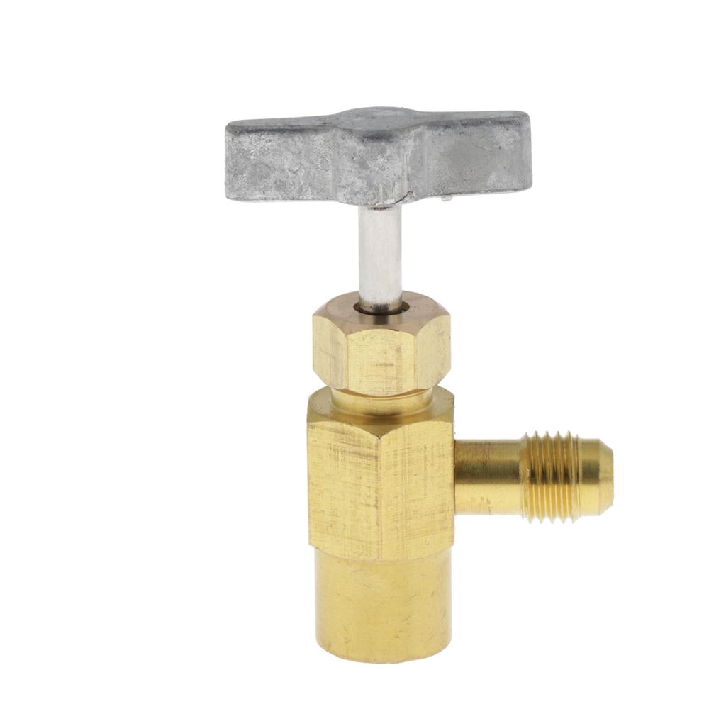 2xR134a AC Refrigerant Can Bottle Tap Opener Dispenser 1/2 ACME Thread