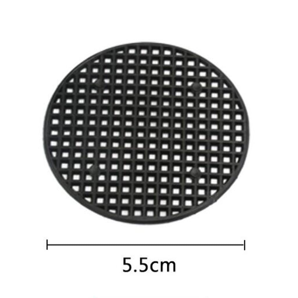 2xPlastic Drainage Mesh Sheet Bonsai Flowerpot Bottom Net 5.5cm_40Pcs