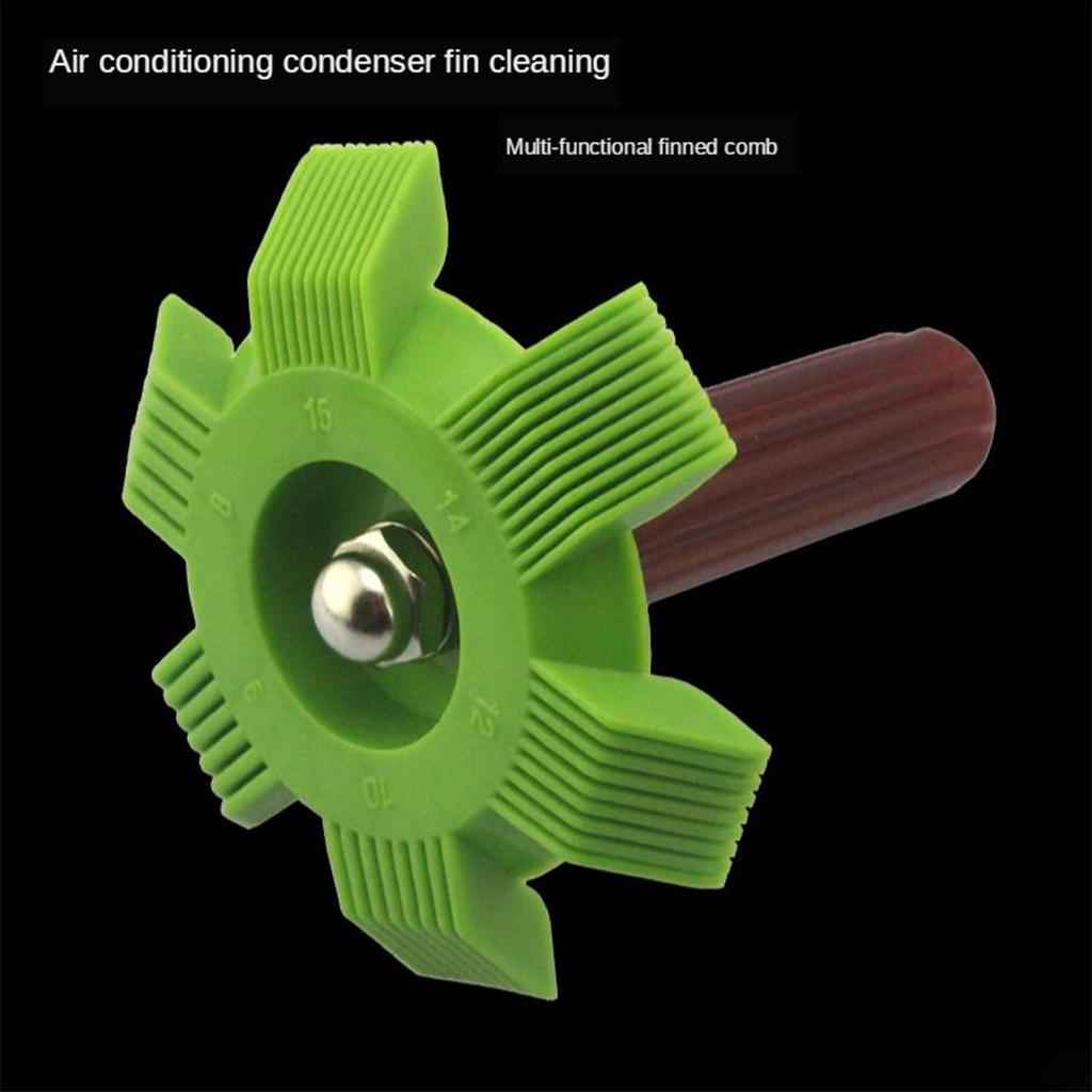 Air Conditioning Dust Cleaner Toolset Finned Comb Wiper Blade Brush Set