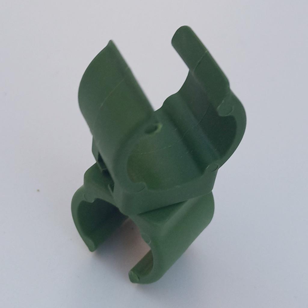 4xPlant Trellis Connector Garden Pipe Clip Buckles Plastic 16mm