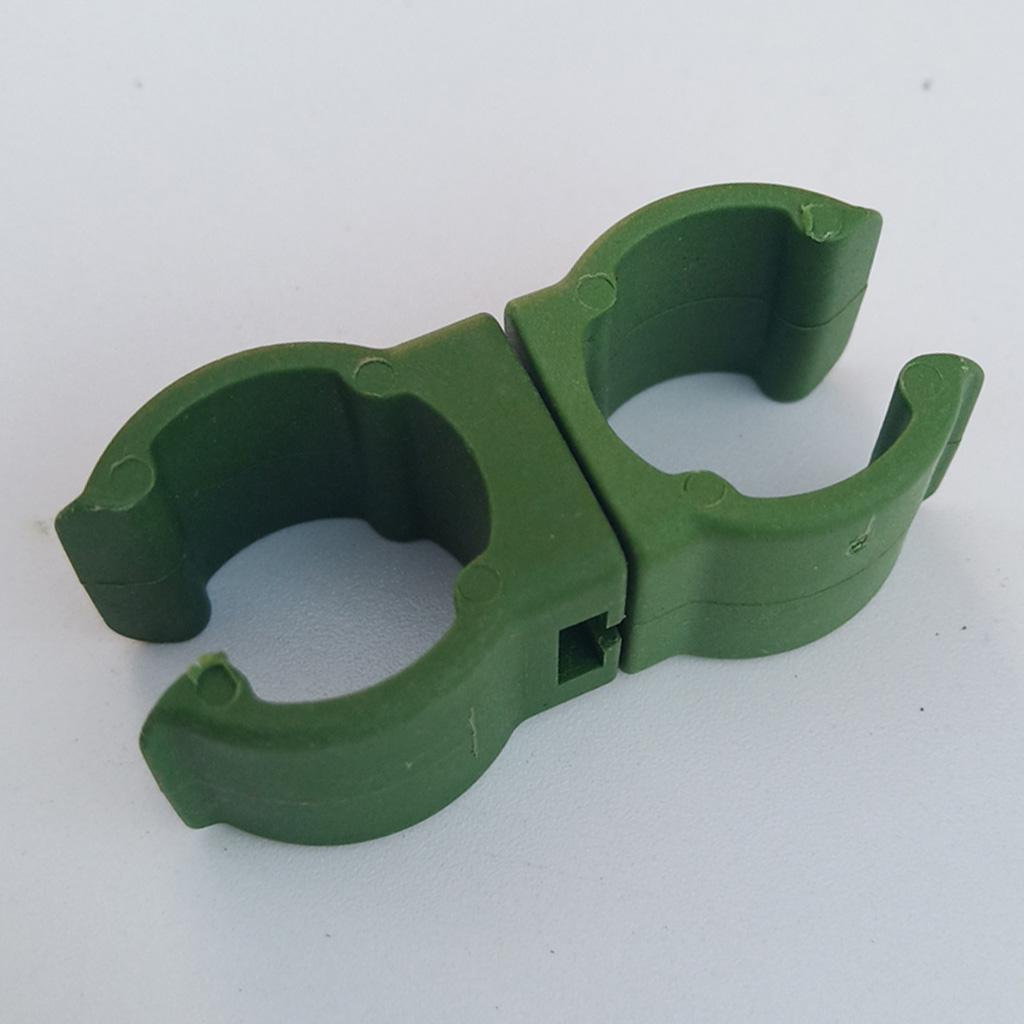 4xPlant Trellis Connector Garden Pipe Clip Buckles Plastic 16mm