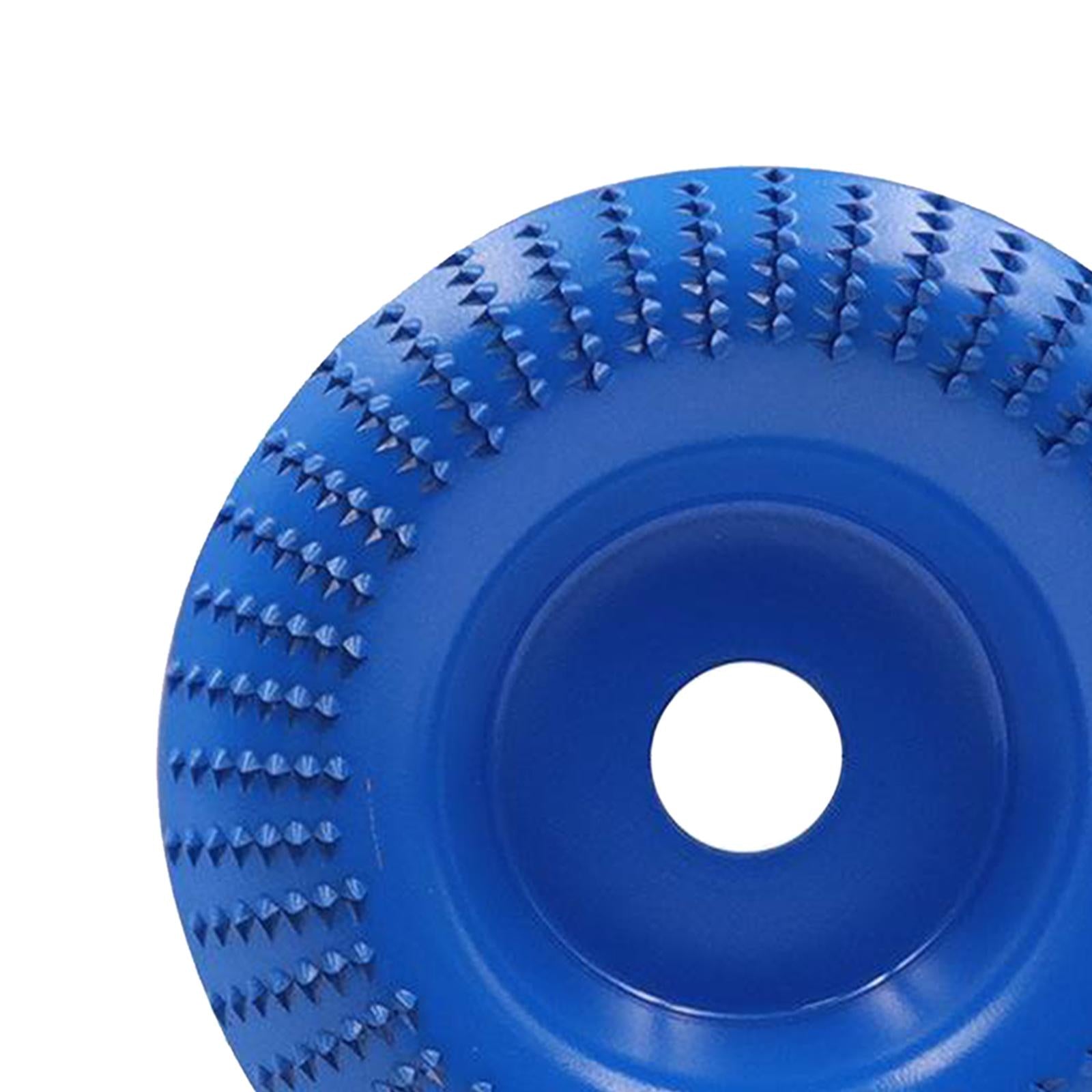4x100mm Angle Grinder Disc Wood Grinding Wheel Woodworking Tool Blue