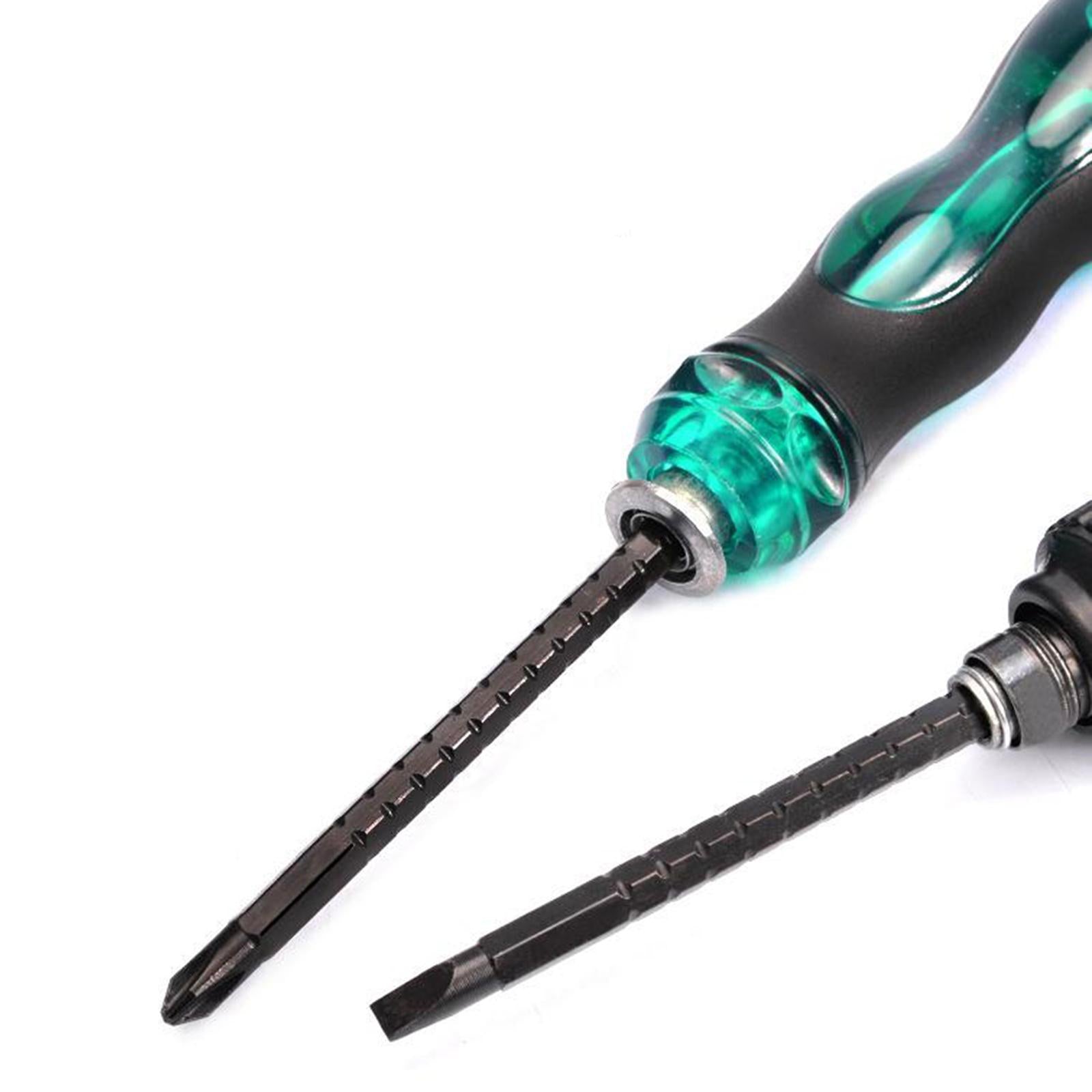 3xCR-V Magnetic Screwdriver Philips Cross Soft Grip Handles 4cm