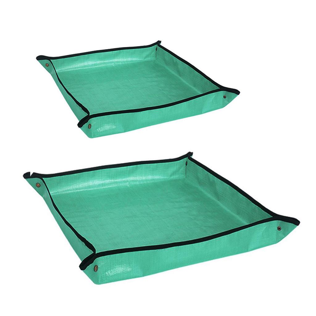 2xSucculent Plant Garden Transplanting Pad Fairy Garden Potting Mat 68cm×68cm