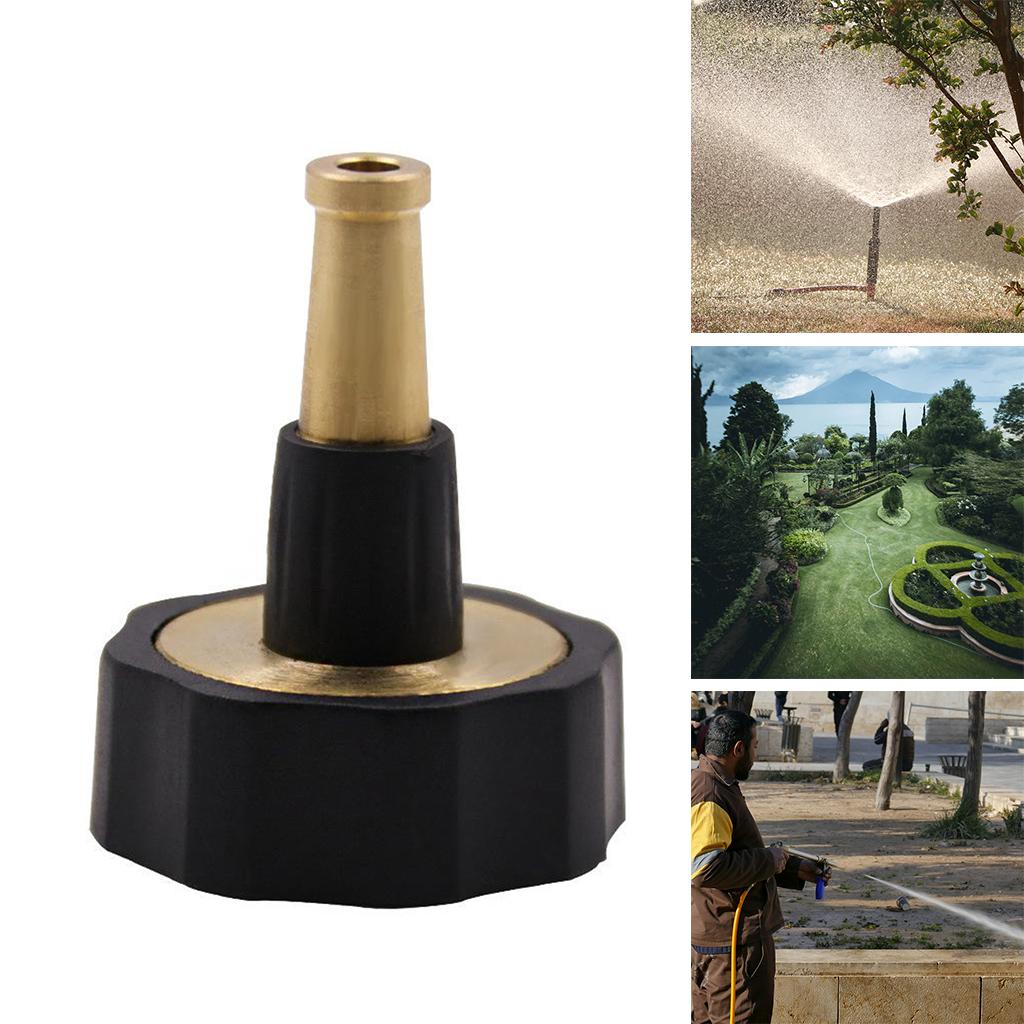 4xSolid Brass Garden Nozzle Heavy Duty Water Hose Nozzle Jet Spray Nozzle
