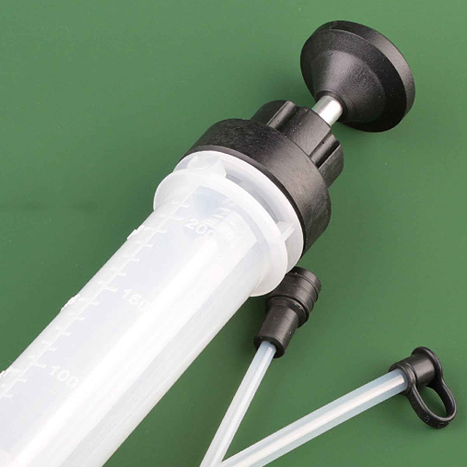 7OZ 200cc Car Oil Fluid Extractor Filling Syringe Manual Pump Tool Dispenser