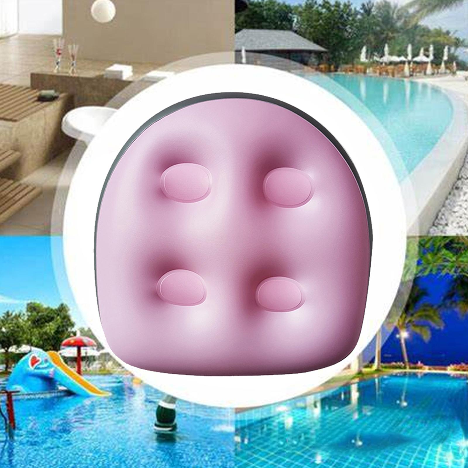 Booster Seat Hot Tub Spa Cushion Pad Inflatable Massage Cushion Pink