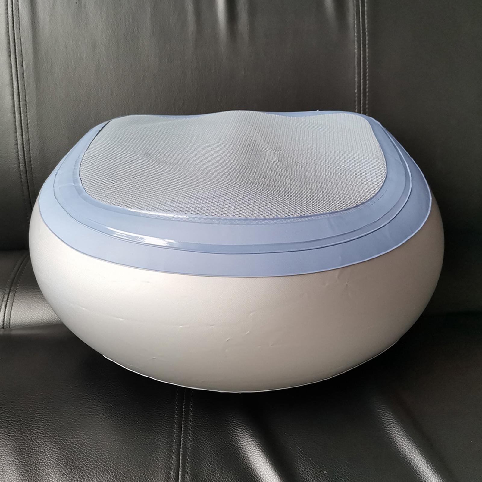 Booster Seat Hot Tub Spa Cushion Pad Inflatable Massage Cushion Blue Edge