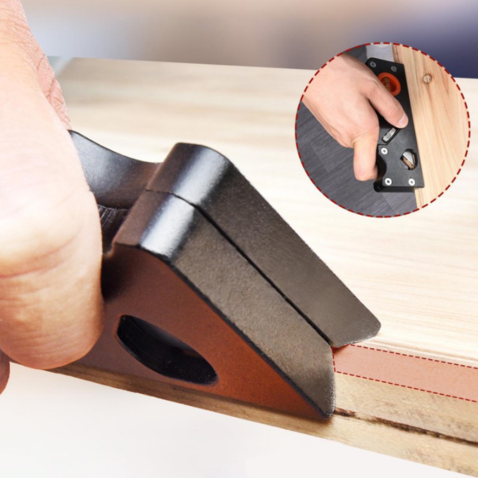 Chamfer Plane 45 Degree Block Planer for Woodworking Chamfering and Trimming Black B