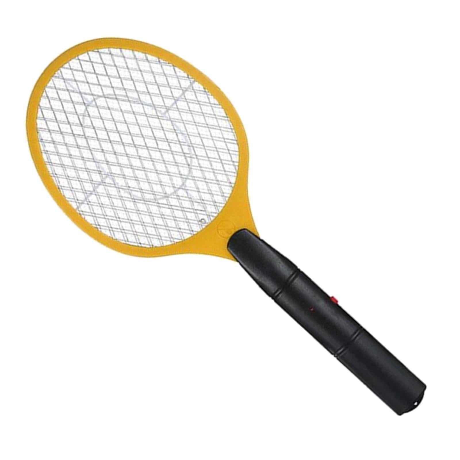 Bug Zapper Fly Swatter for Home Powerful 1500V Grid Safe to Touch yellow