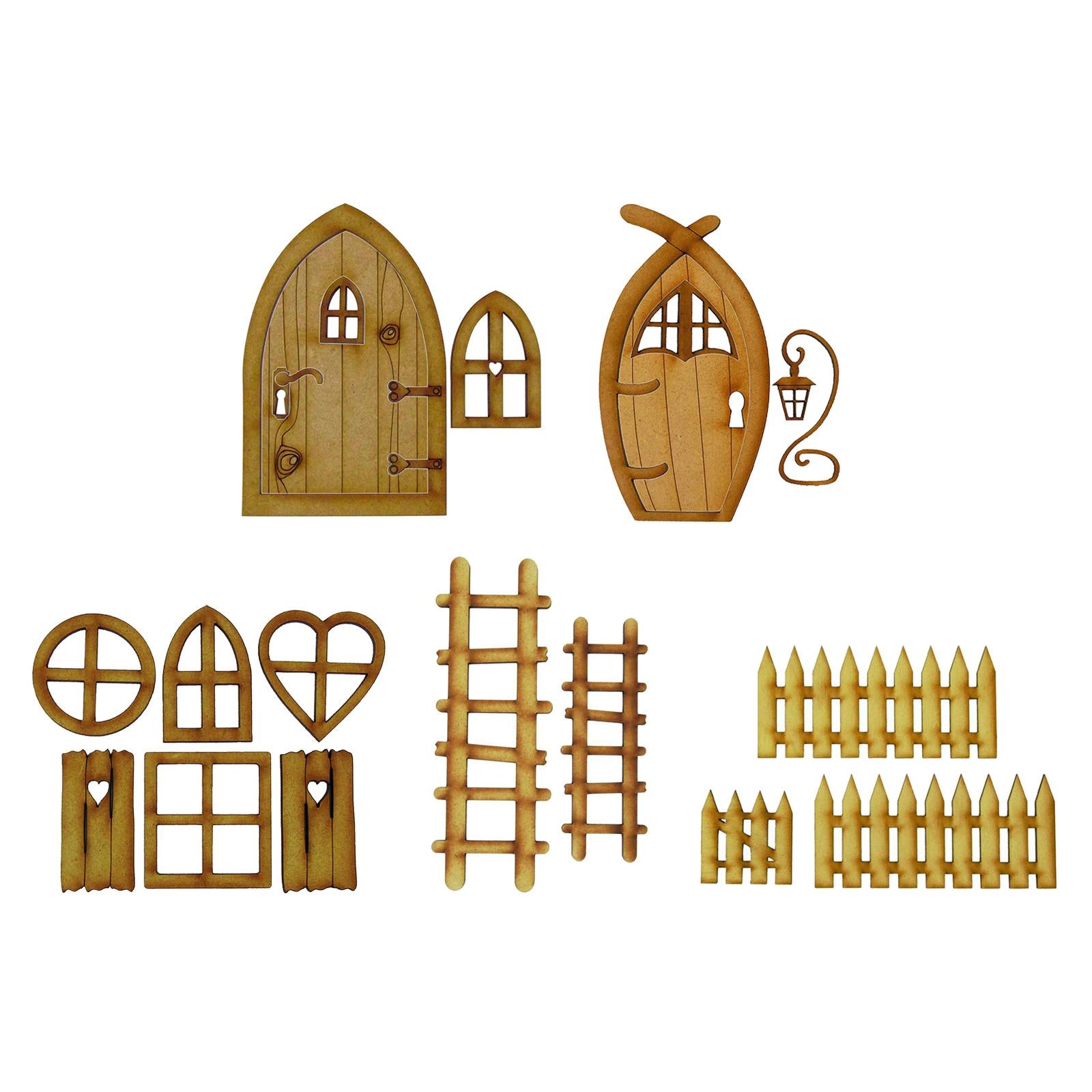Adroable Mini Fairy Elf Garden Window Door Craft Art Garden Decor Lawn Patio A