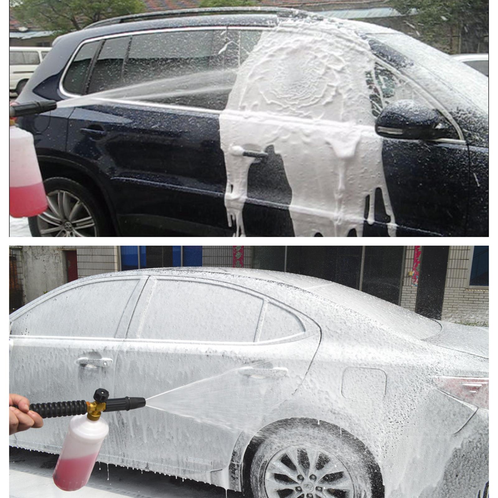 Adjustable Snow Foam Lance Washer Foam Nozzle Generator Snow Foam Sprayer