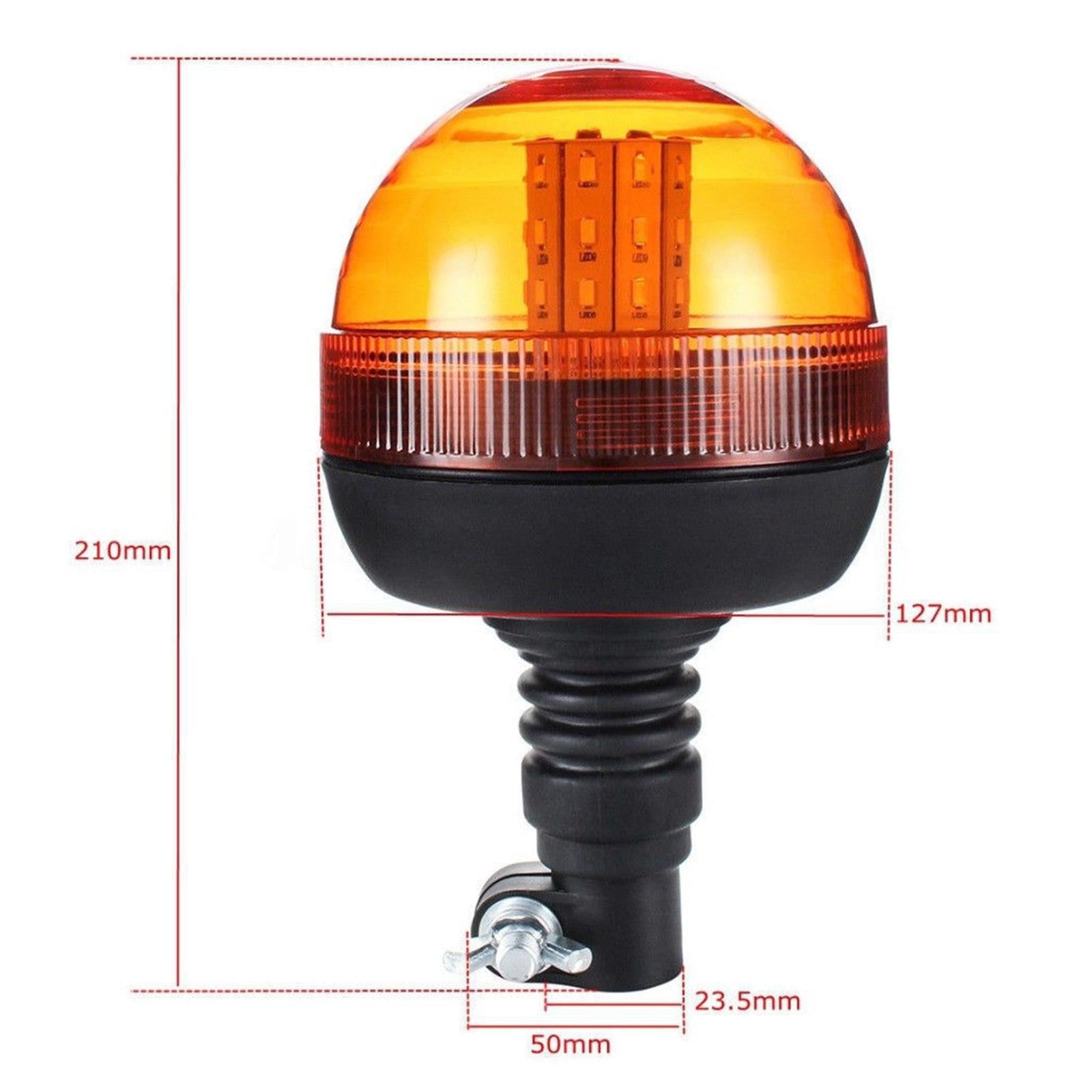 Amber Warning Beacon Light for Car Truck Roof Forklift UTV Bus Golf Carts