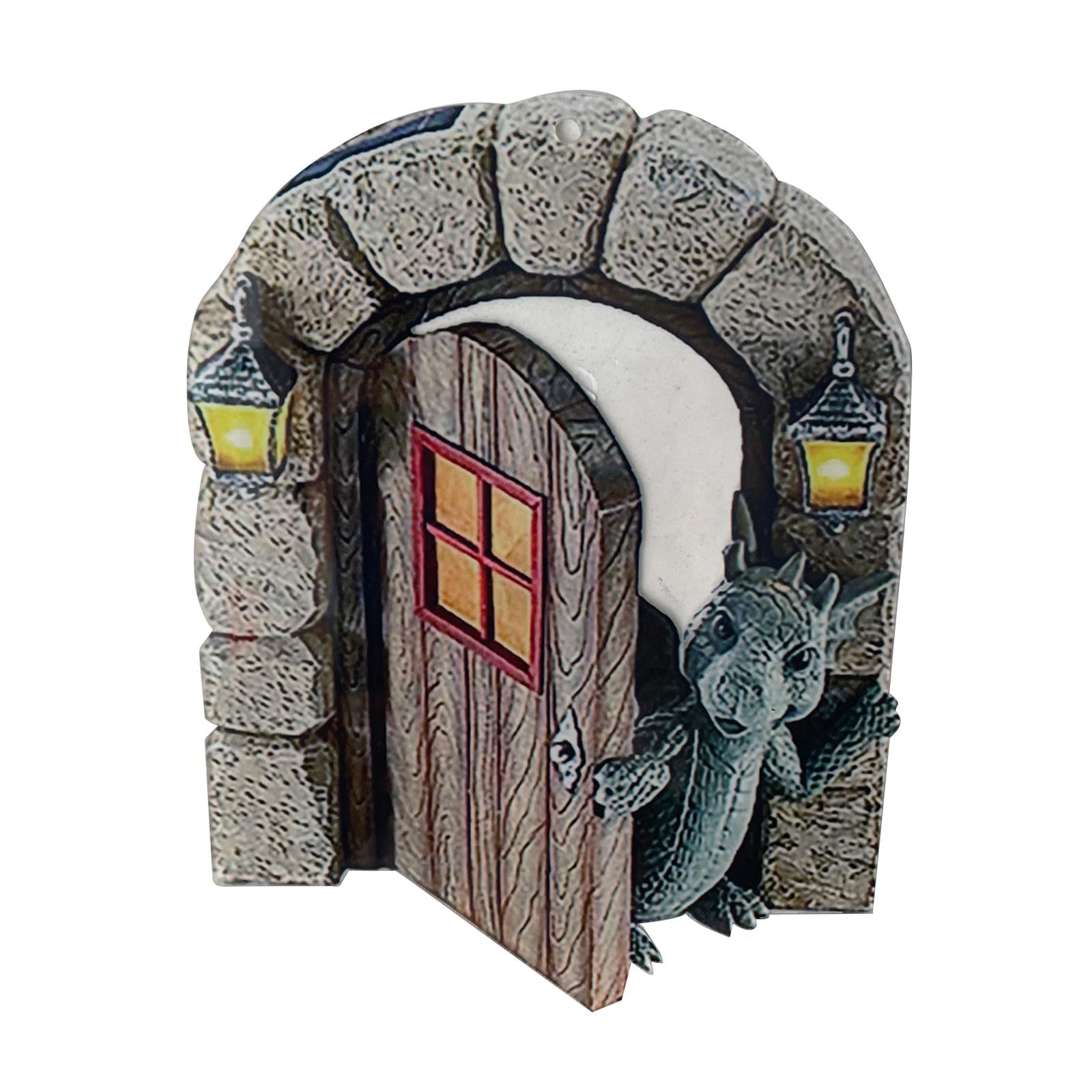 Dinosaur Out The Door Garden Decoration Whimsical Hang Everywhere Novelty