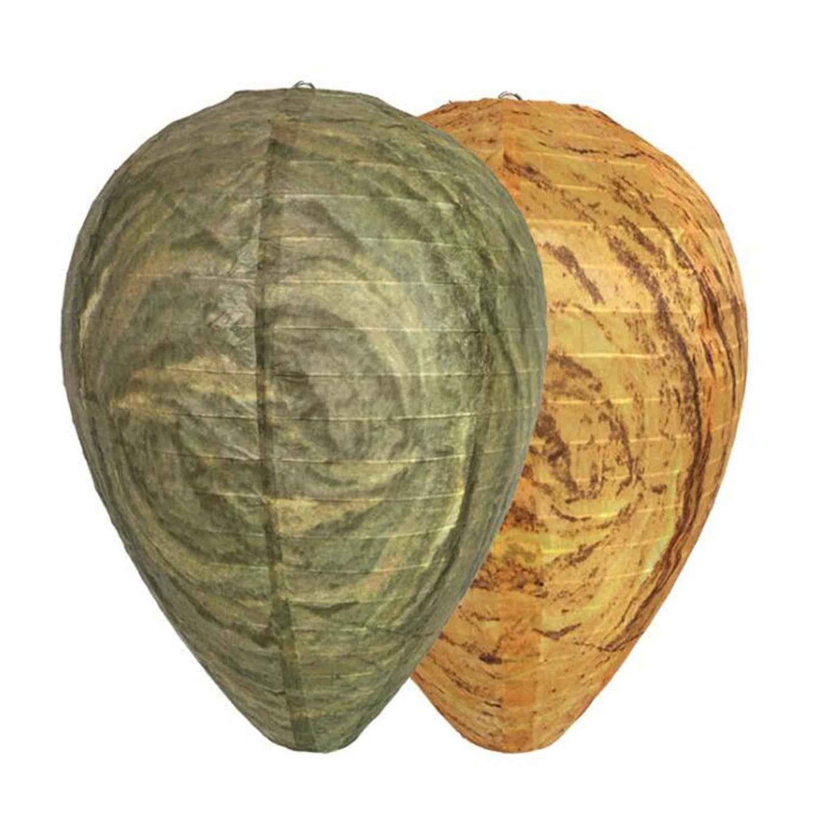 3Pcs Waterproof Wasp Nest Decoy Bee Decoy Deterrent for Home Garden Outdoors Yellow waterproof