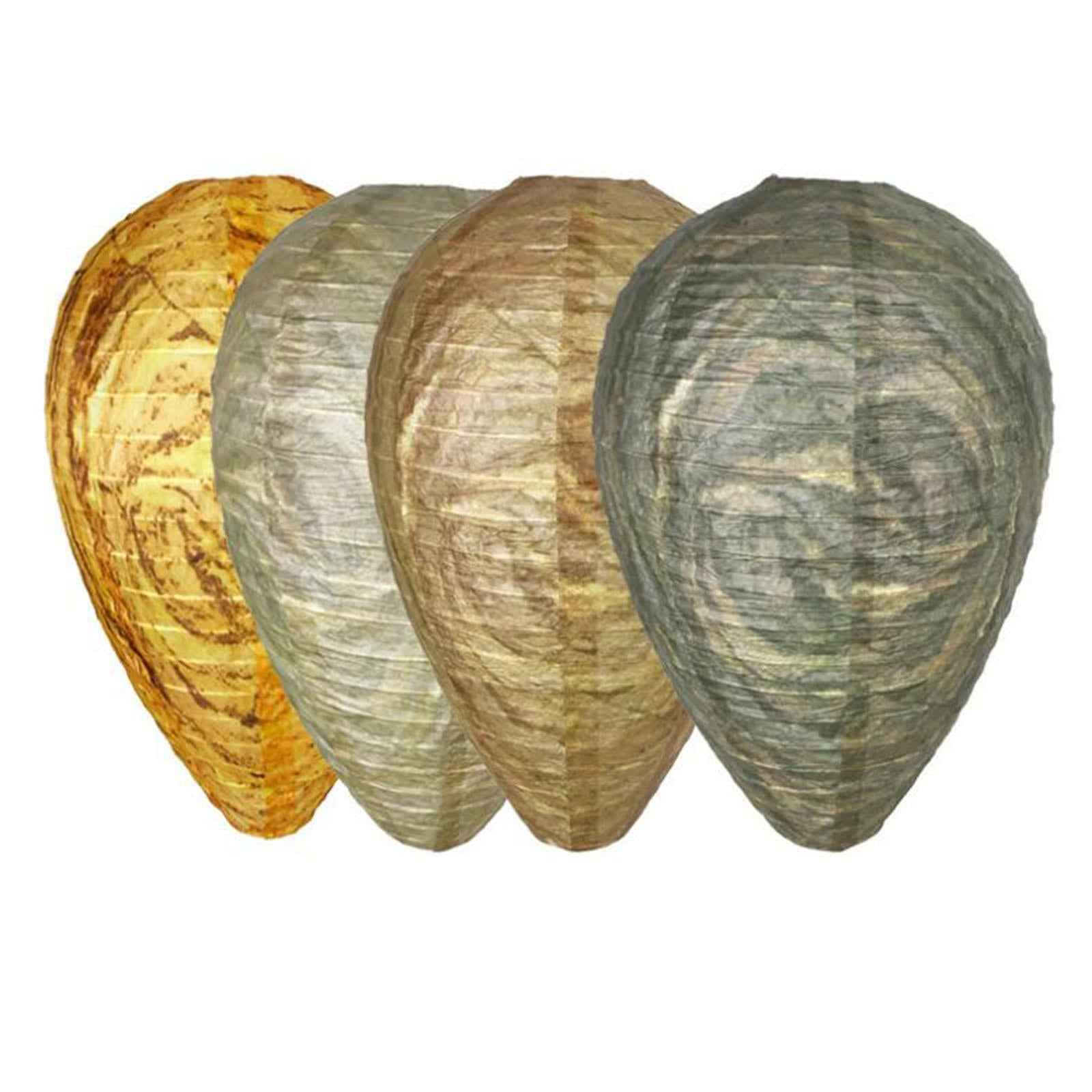 3Pcs Waterproof Wasp Nest Decoy Bee Decoy Deterrent for Home Garden Outdoors Yellow waterproof