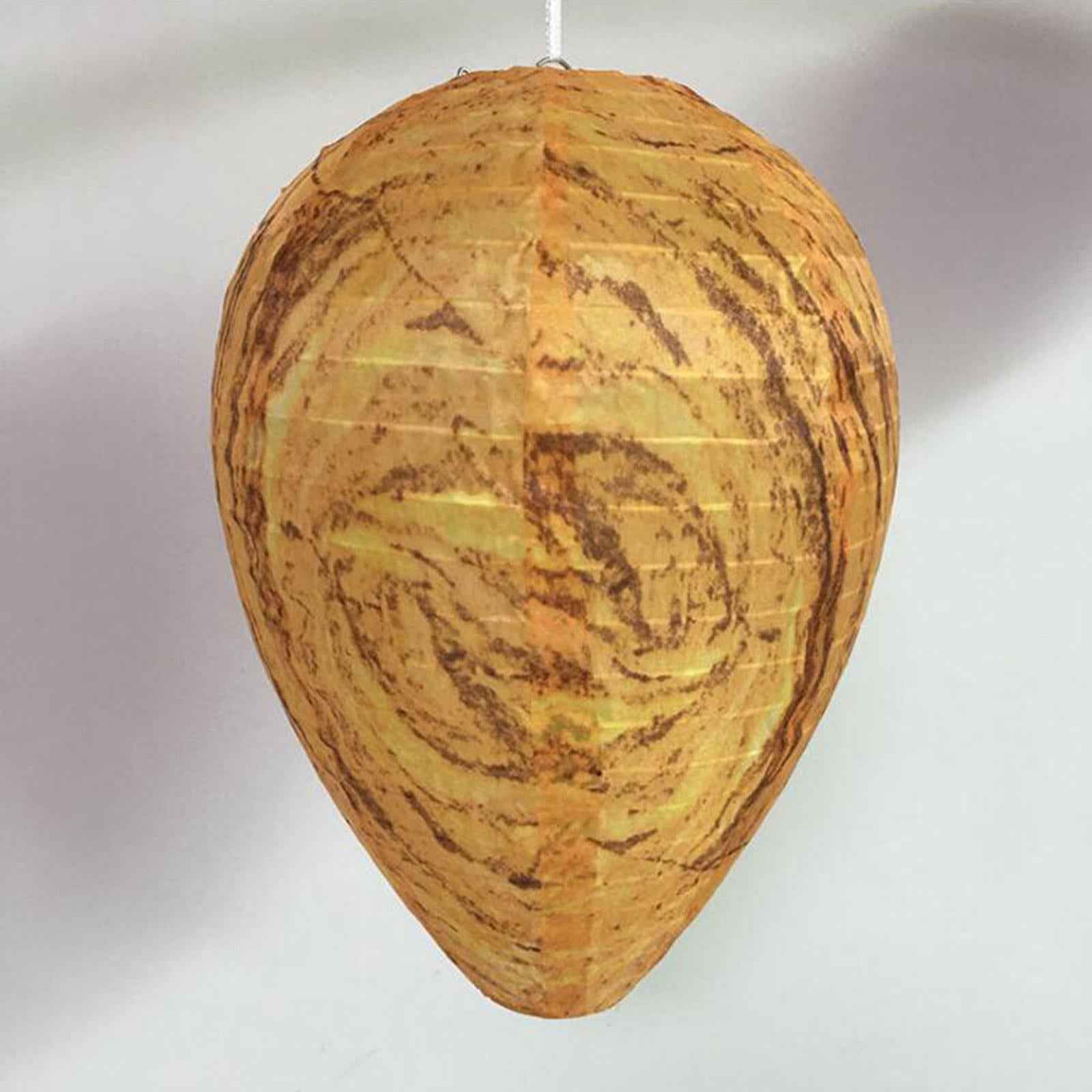 3Pcs Waterproof Wasp Nest Decoy Bee Decoy Deterrent for Home Garden Outdoors Yellow waterproof