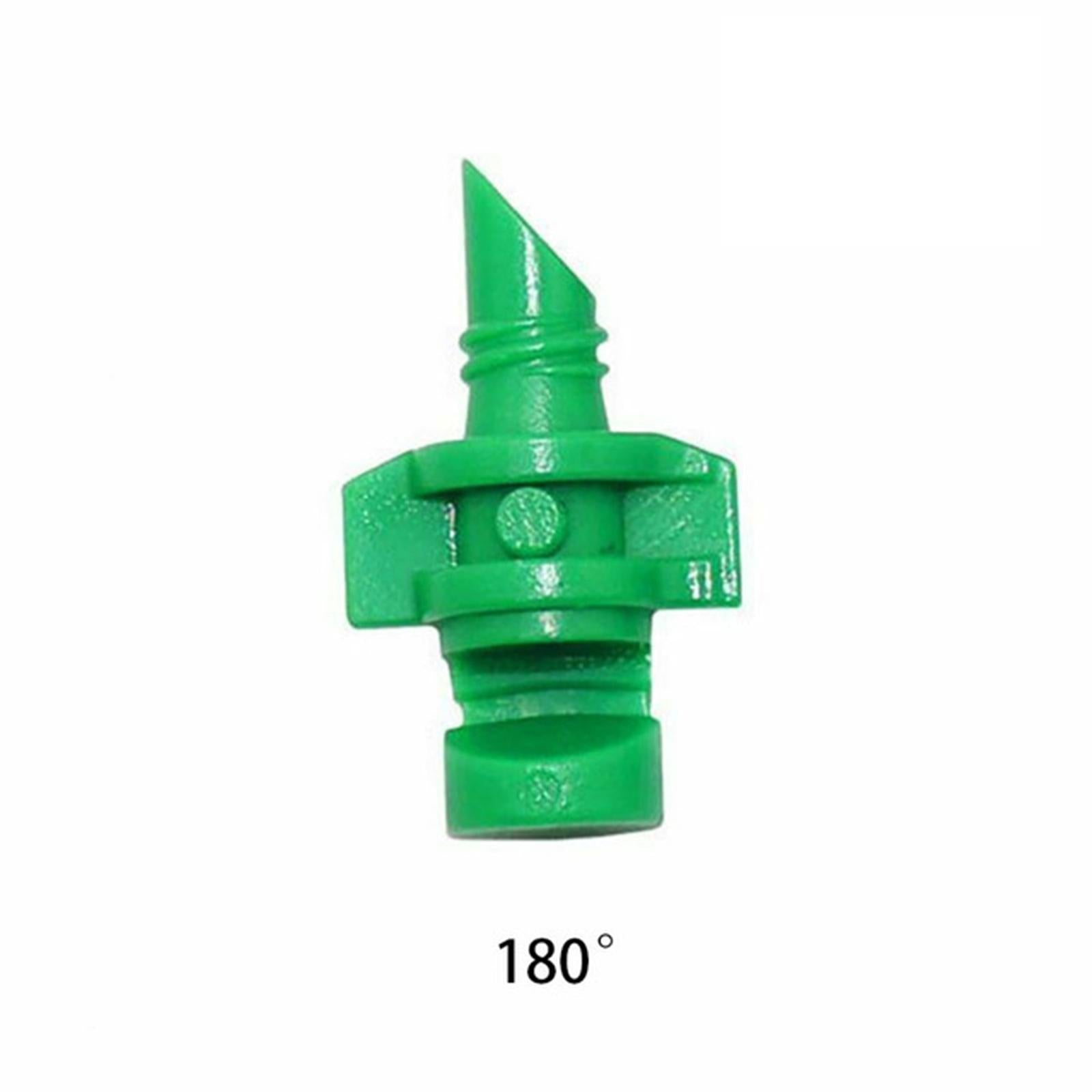 3x50pcs Micro Water Spray Misting Nozzle Sprinkler Irrigation 180 Degree Green