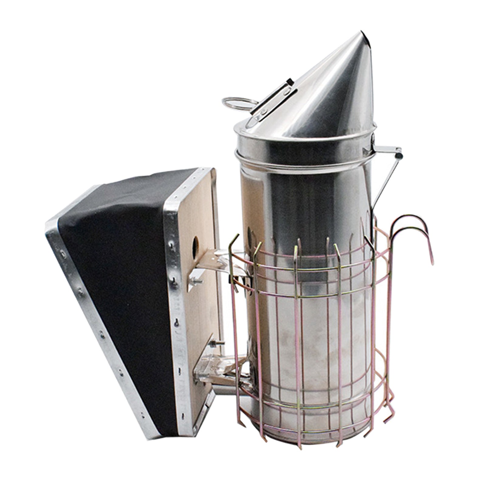 Bee Hive Smoker Fogging Machine with Heat Shield Guard Style B 32cm Height