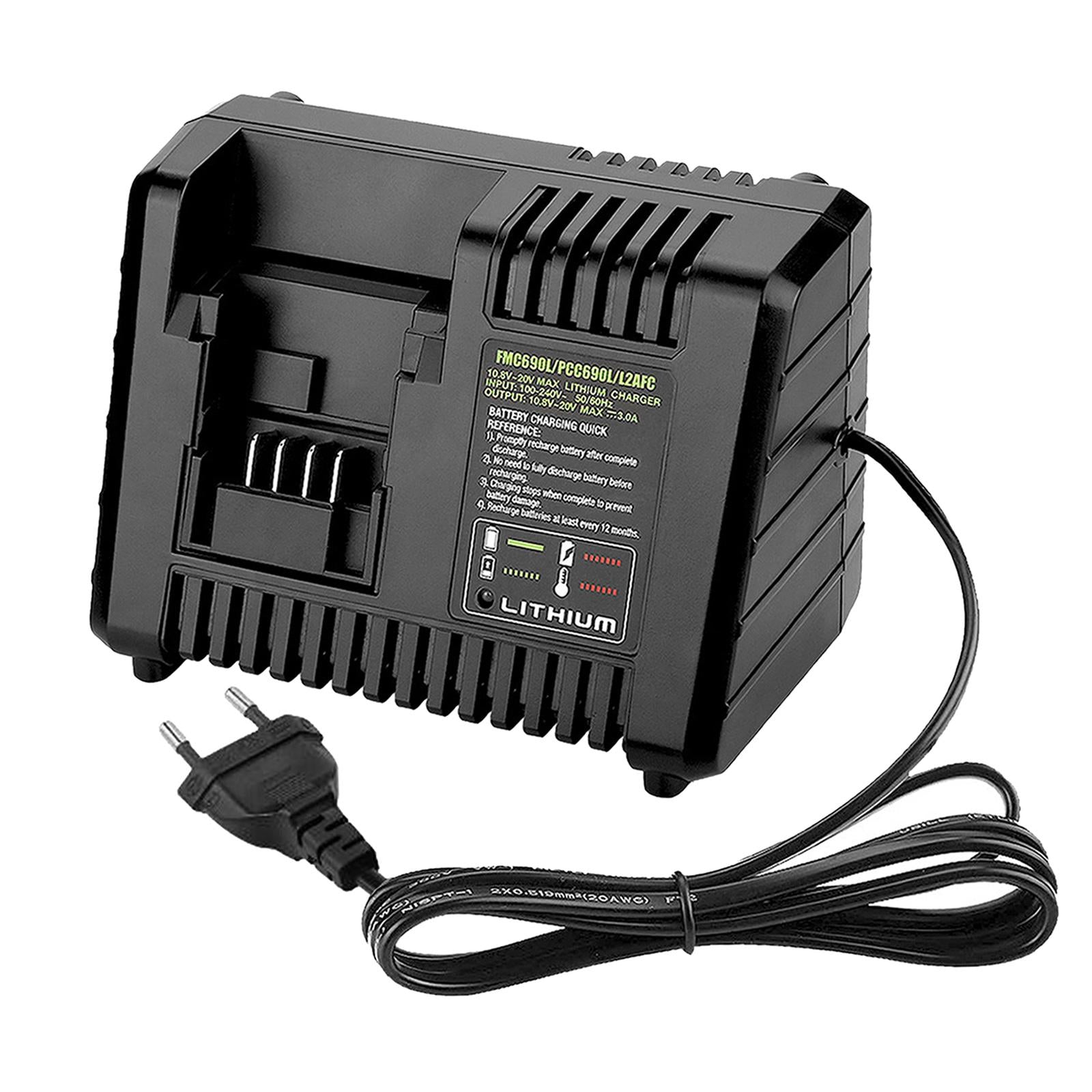 Battery Charger for Black&Decker LBX4020 LB2X4020 LB2X3020-OPE EU Plug
