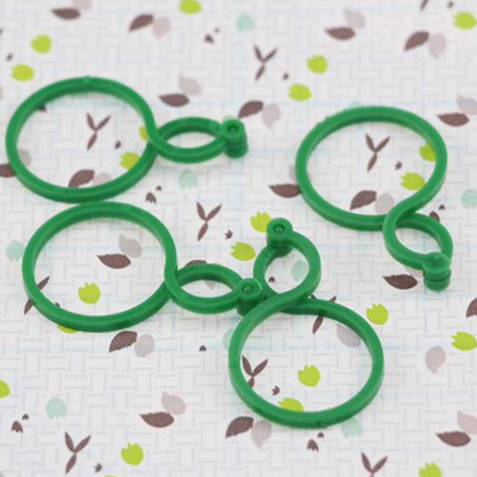 4x100 Pcs Plant Clips Trellis Connecting for Supporting Straightening Trellis