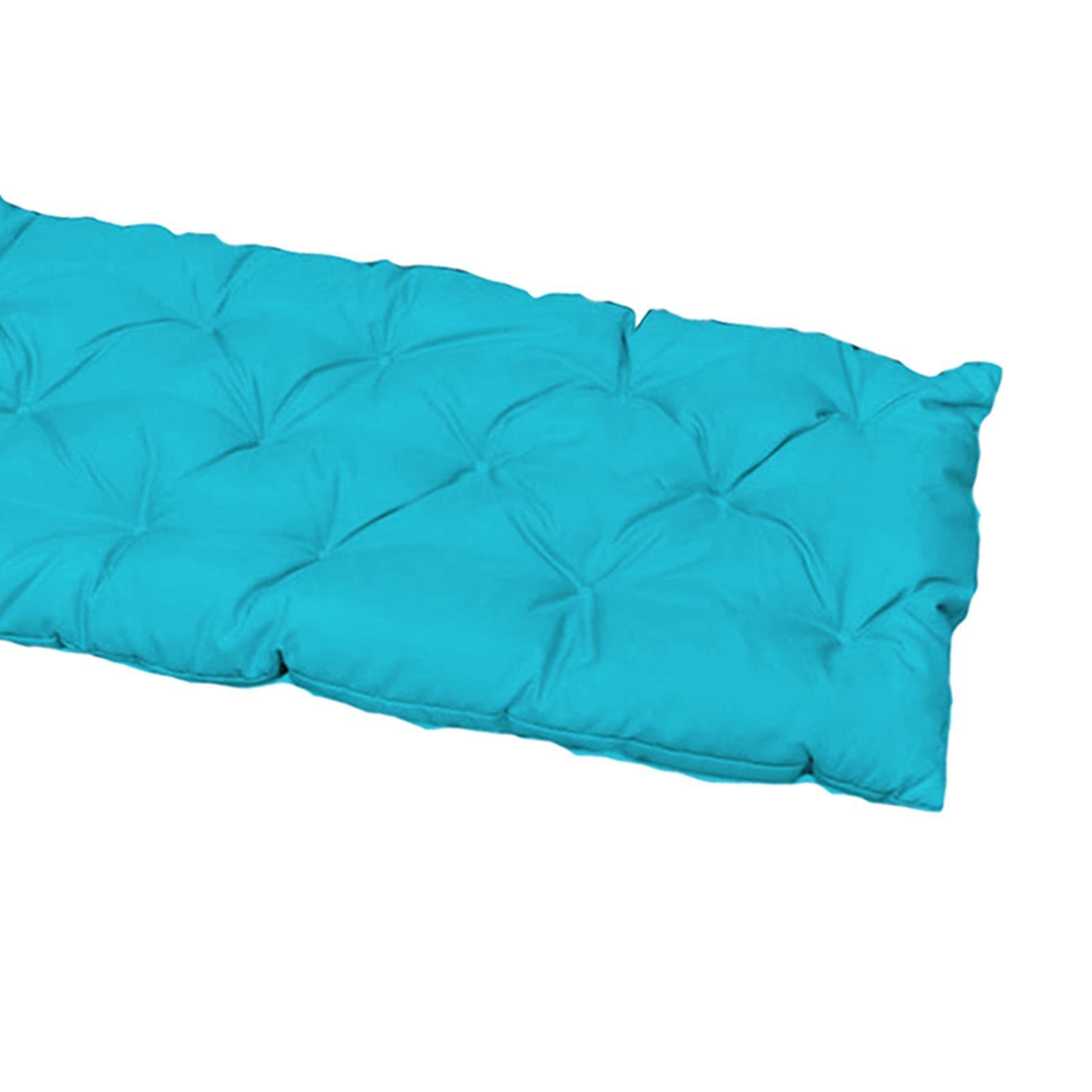 Bench Swing Chair Cushion Seat Pad Garden Furniture Indoor Outdoor Decorate Light blue 150x50cm