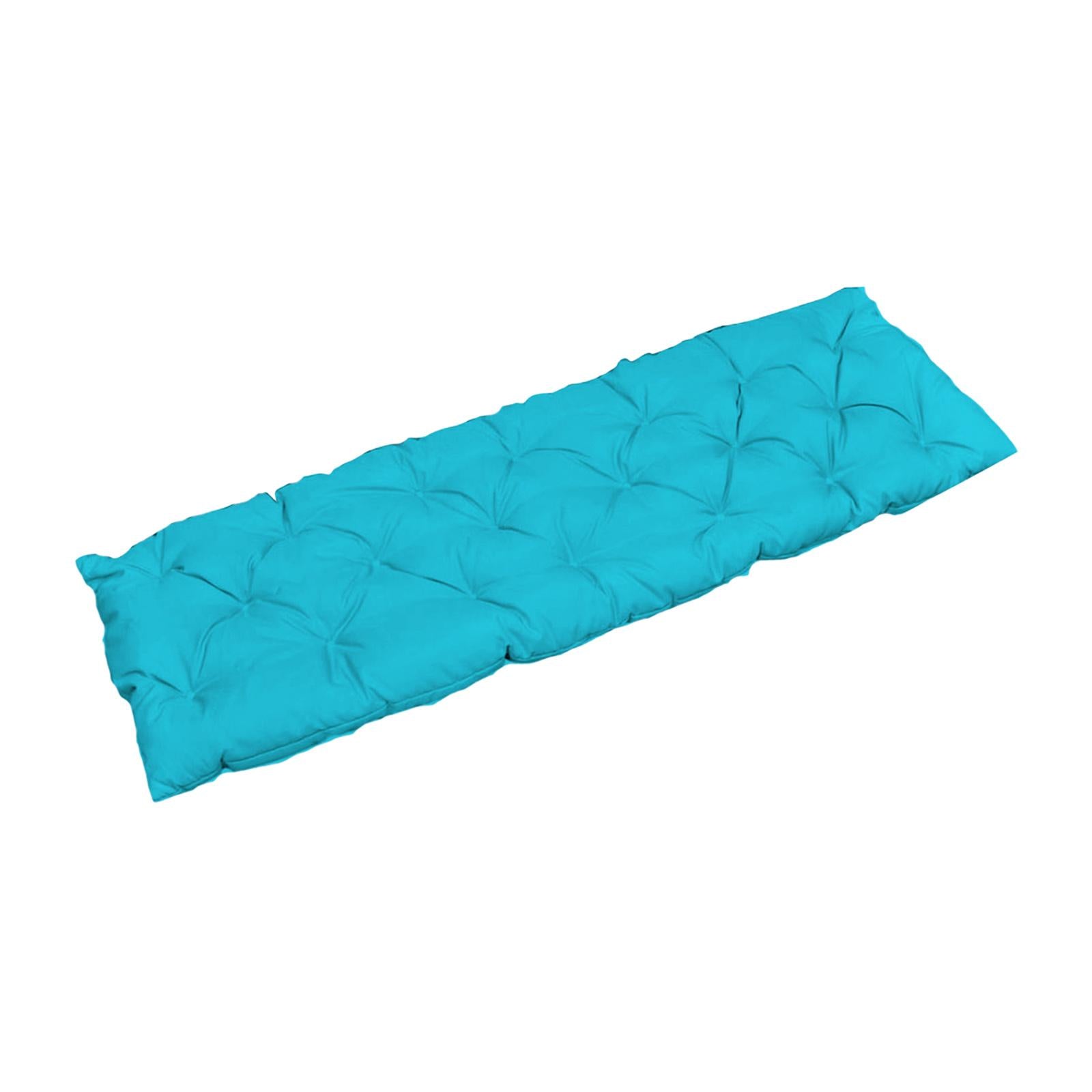 Bench Swing Chair Cushion Seat Pad Garden Furniture Indoor Outdoor Decorate Light blue 150x50cm