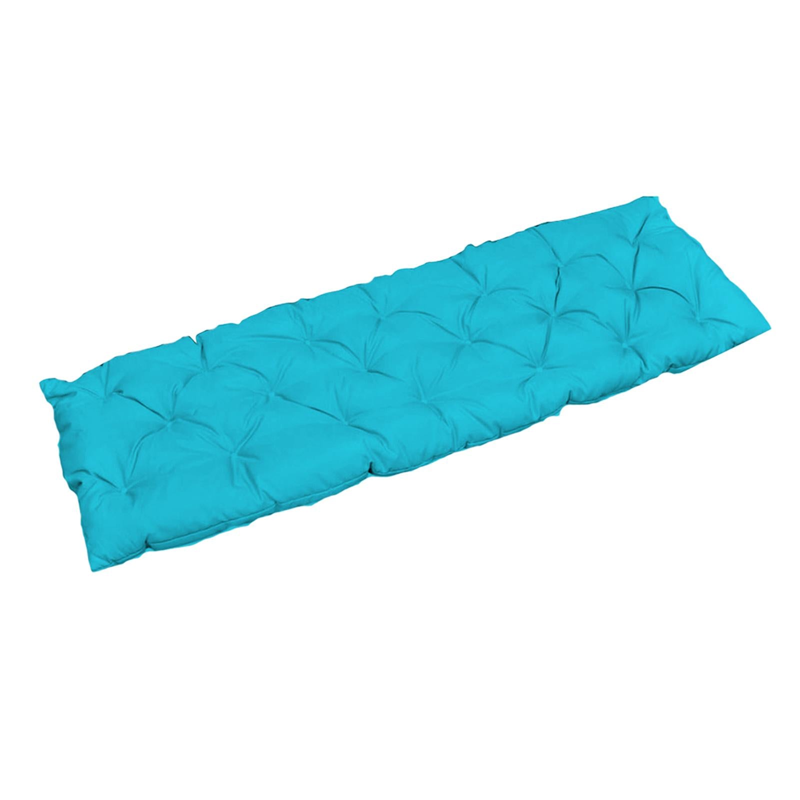 Bench Swing Chair Cushion Seat Pad Garden Furniture Indoor Outdoor Decorate Light blue 150x50cm