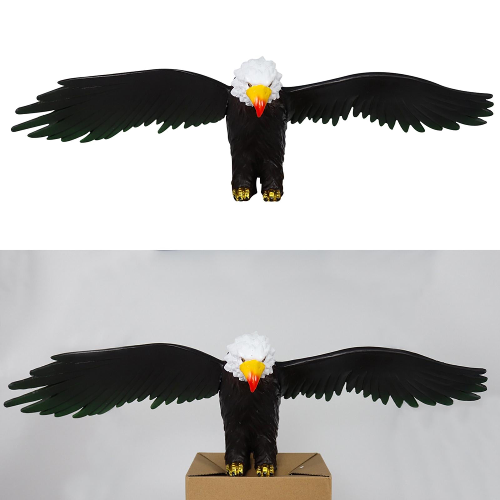 Bald Resin Statue Garden Wild Bird Figurines Lawn Porch Yard Ornament