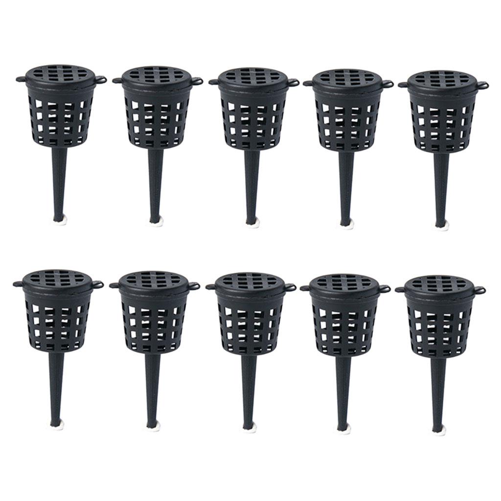 4xFertilizer Basket with Cover Pack of 10 Container Slow Release Organizer Small