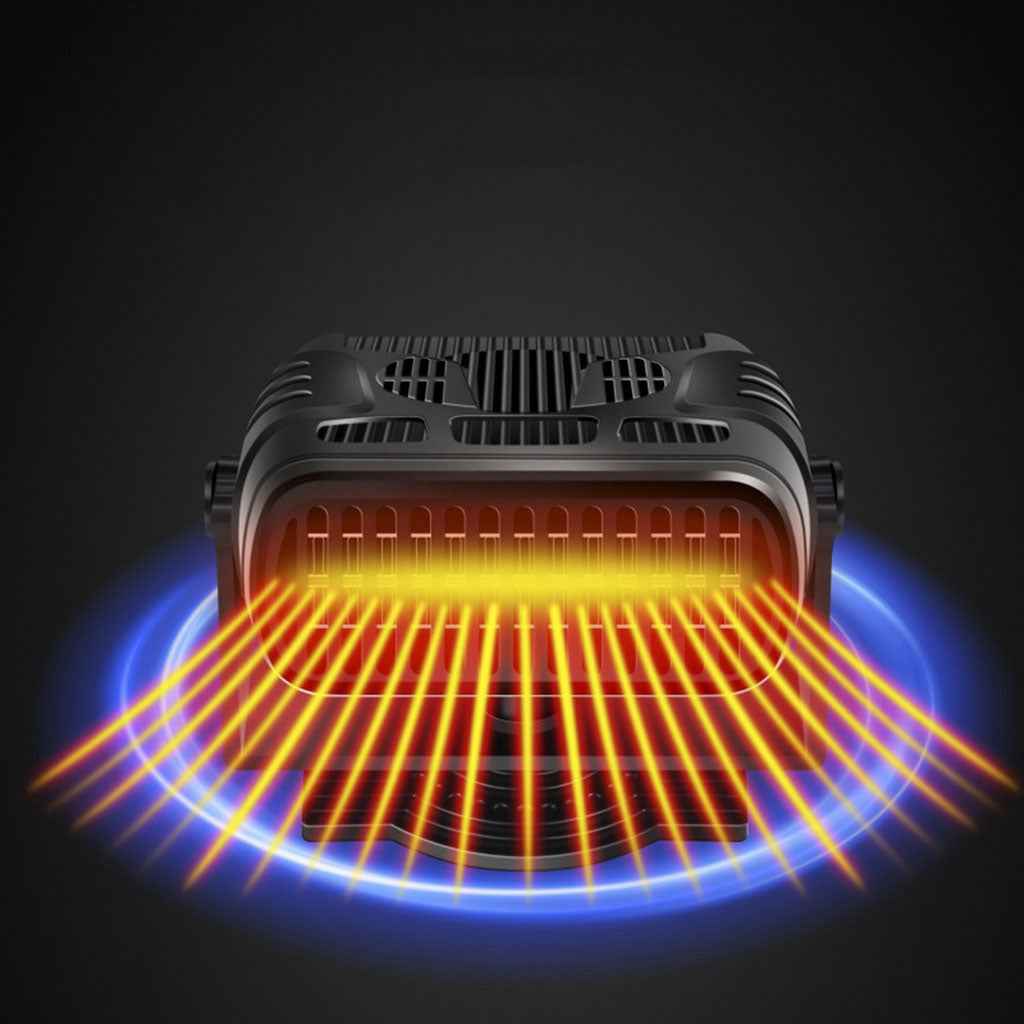 Portable Car Heater Quickly Defrost Fast Heating Electric Heater Defogging 120W