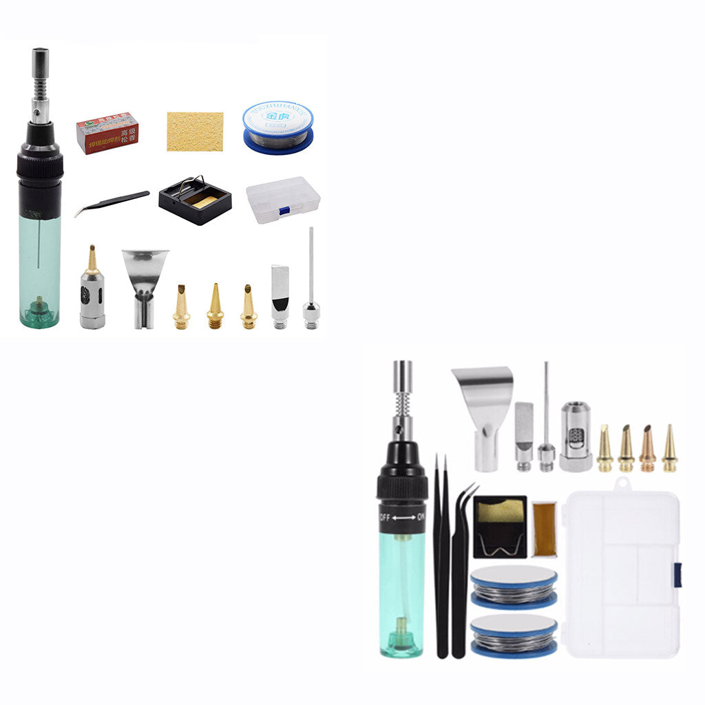 Butane Soldering Iron for Handicrafts Computers Motherboard Repairing 14 Pcs