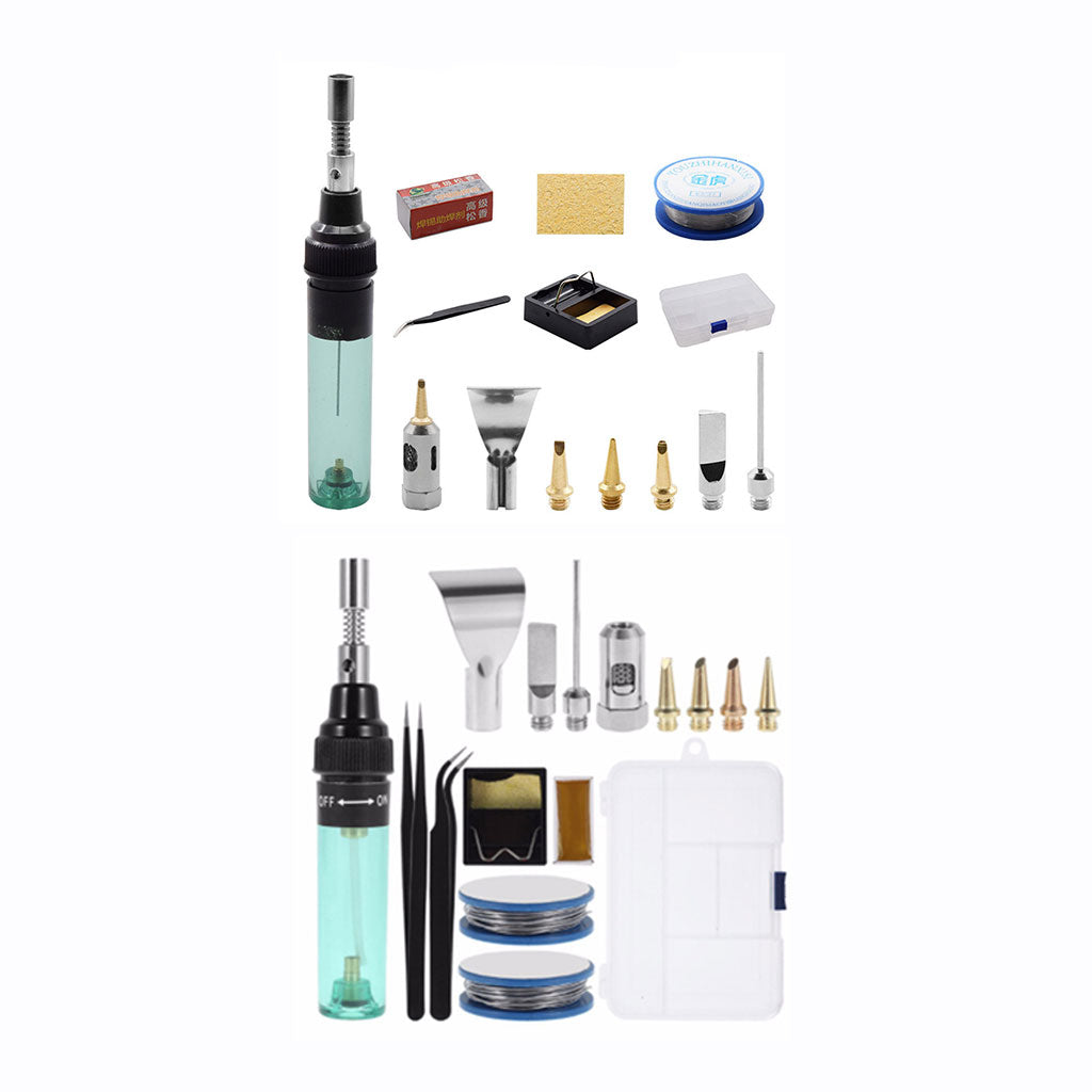 Butane Soldering Iron for Handicrafts Computers Motherboard Repairing 14 Pcs