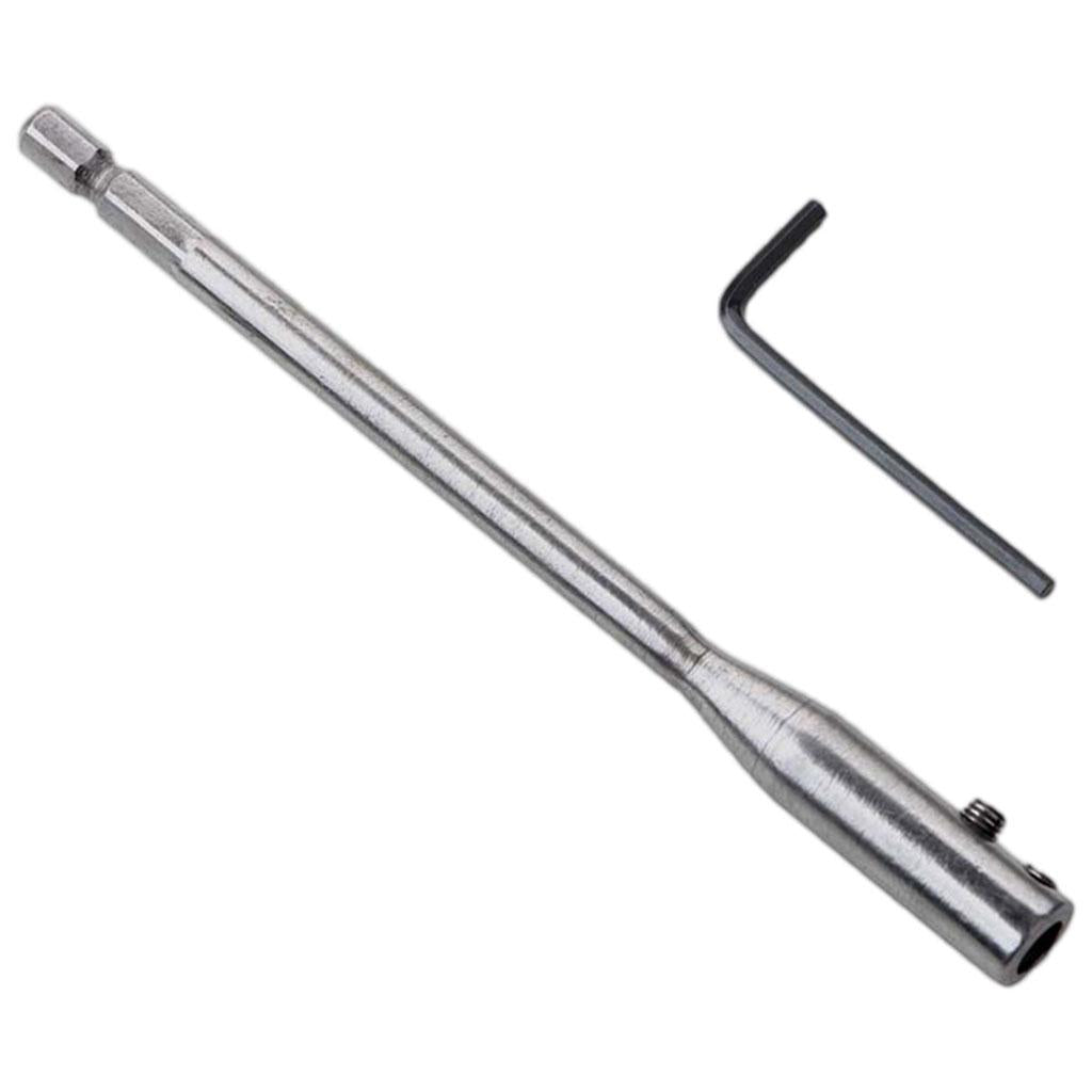 2xDrill Bit Extension Set Heavy Duty with Wrench for Furniture Carpentry 150MM
