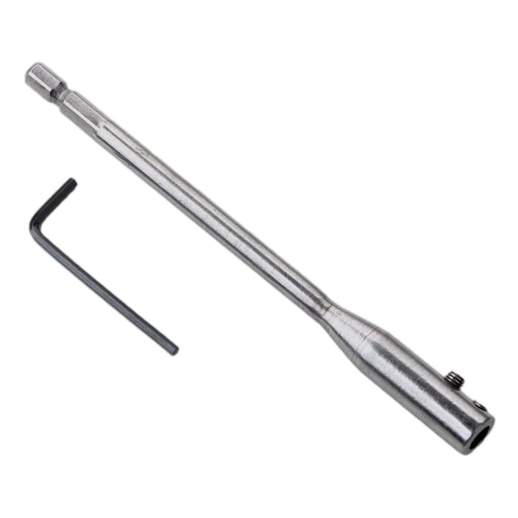 2xDrill Bit Extension Set Heavy Duty with Wrench for Furniture Carpentry 150MM
