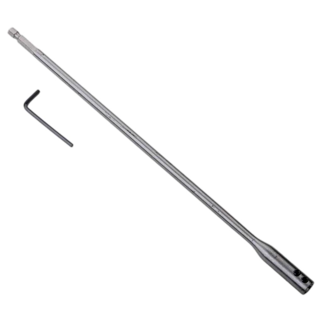 2xDrill Bit Extension Set Heavy Duty with Wrench for Furniture Carpentry 300MM