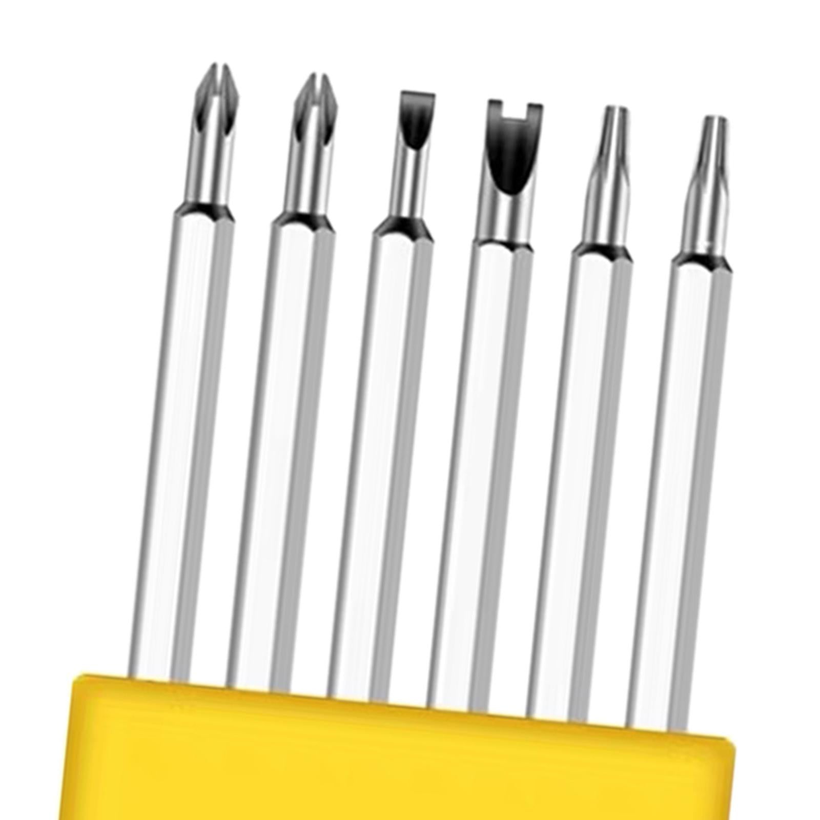 4xMagnetic Screwdriver Bit Hex Cross Phillips Slotted Screw Head Hand Tool