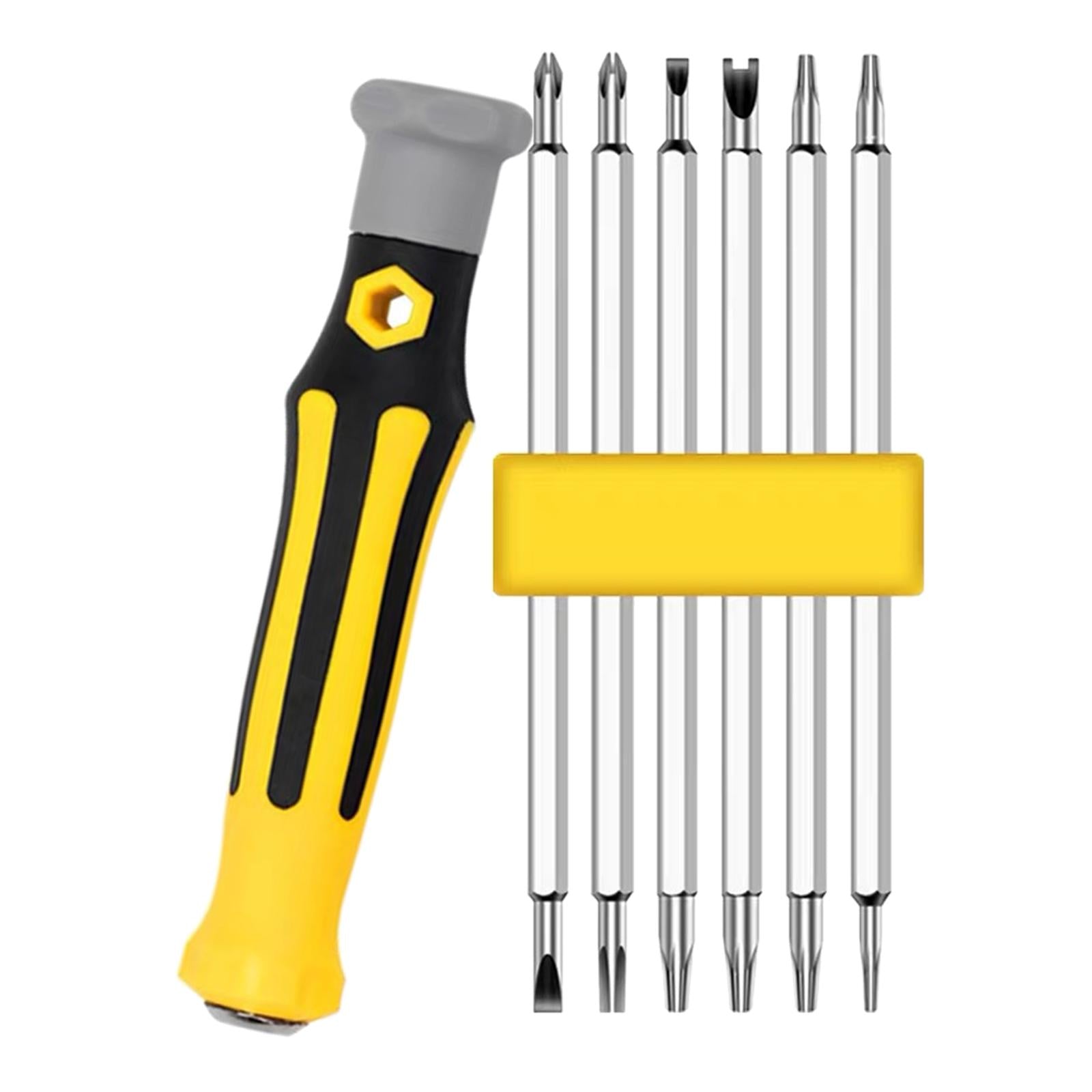 2xMagnetic Screwdriver Bit Hex Cross Phillips Slotted Screw Head Hand Tool