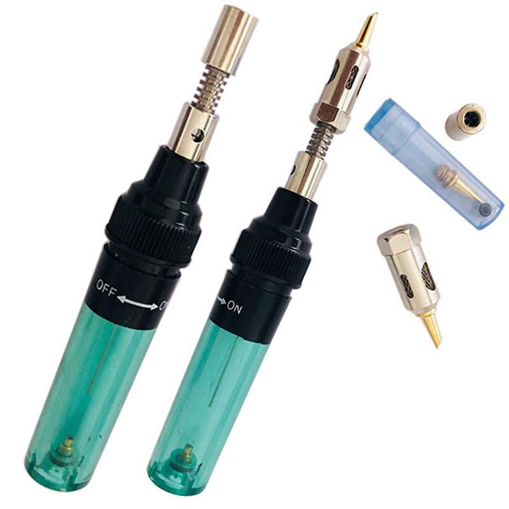 Gas Soldering Iron Kit Welding Repair for Circuit Board 5Pcs Tip