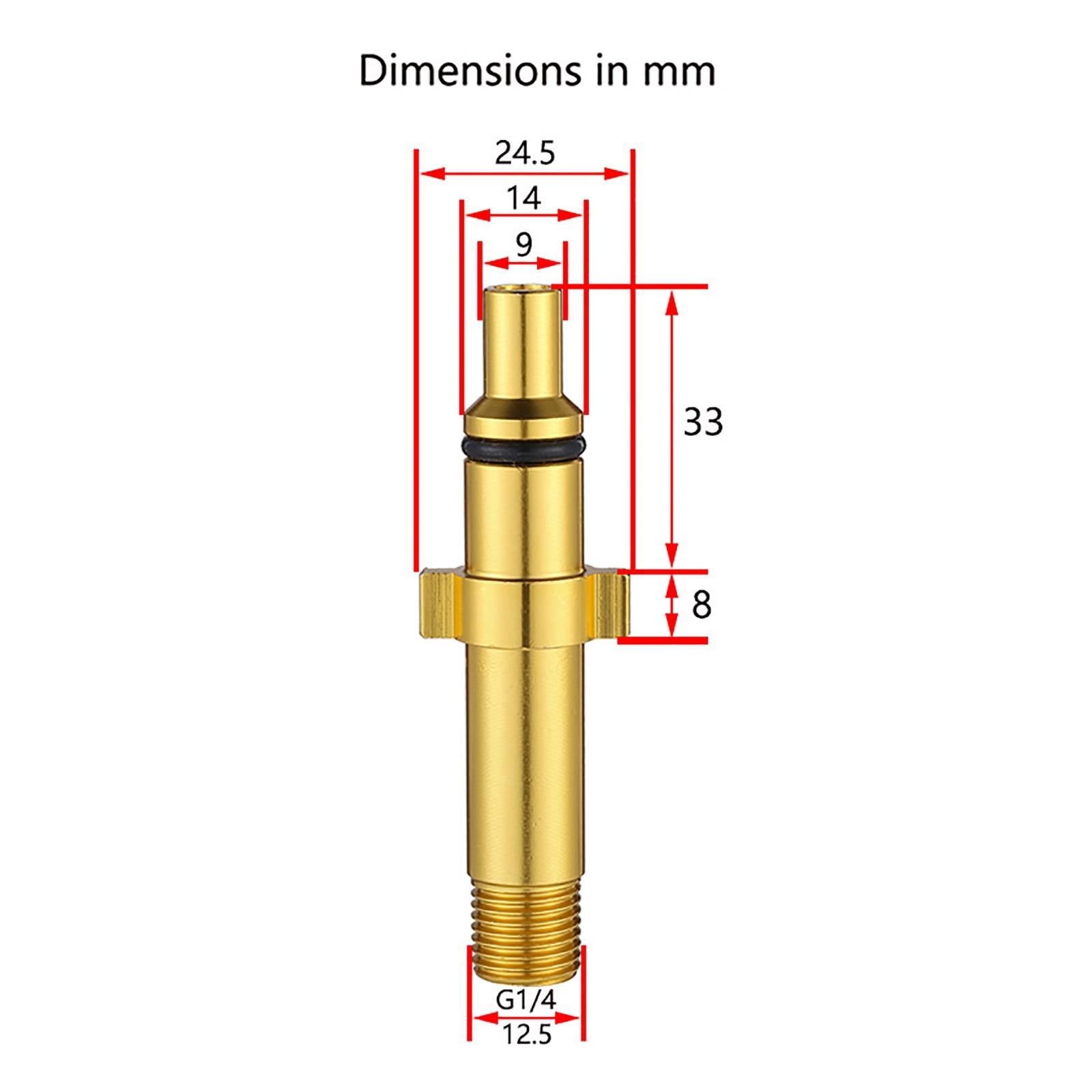 2xPressure Washer Adapter Washer Fittings Brass for Power Washer Sprayer