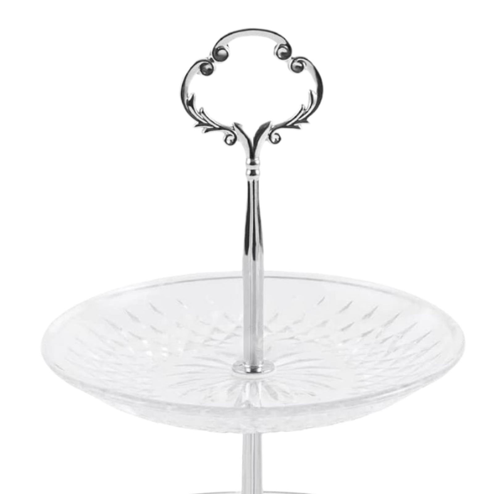 Clear Double Layer Bird Feeder Wild Birds Hanging Tray Garden Metal Hook