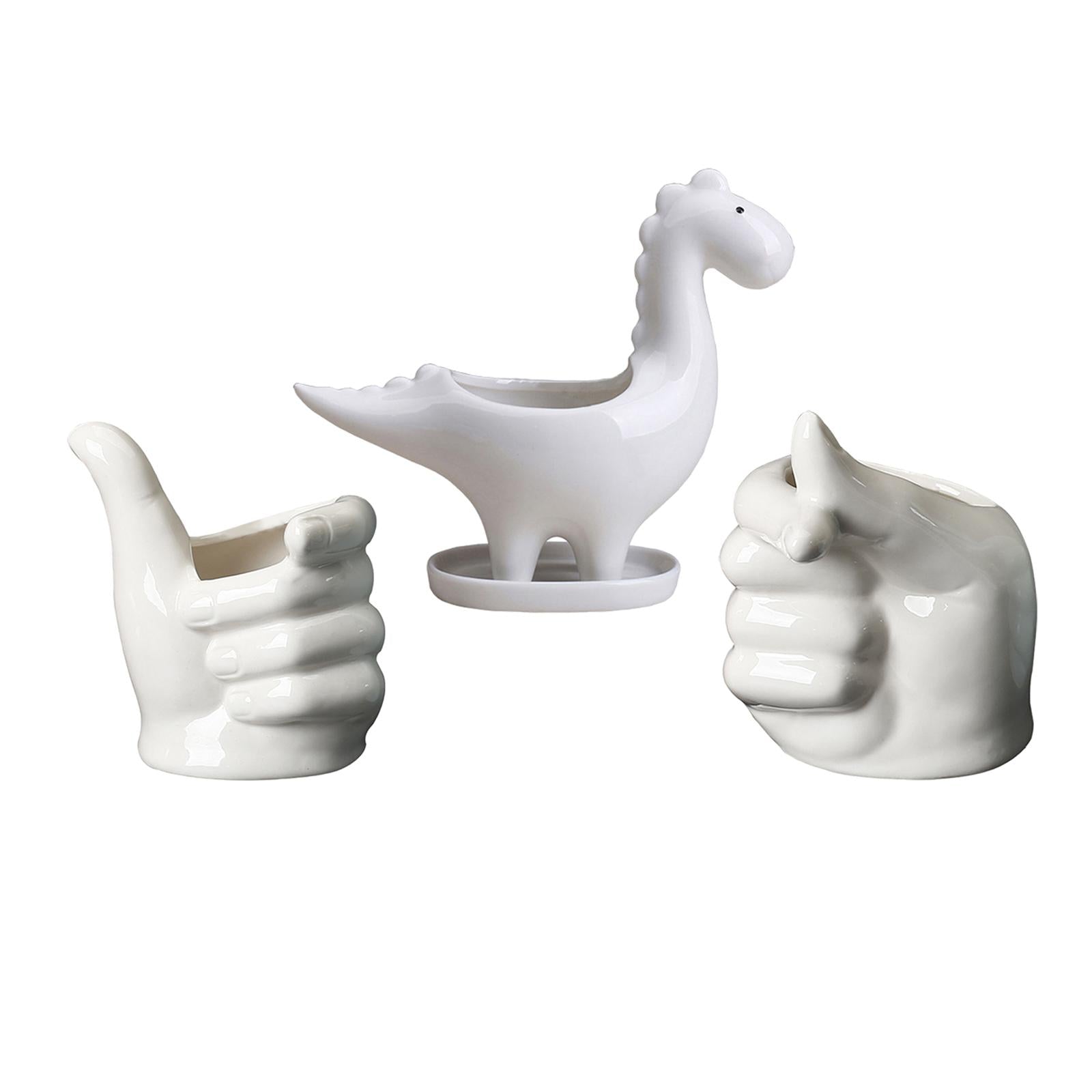Animal Shape Succulent Pot Herbs Flowerpot Cactus for Indoor Home Restaurant