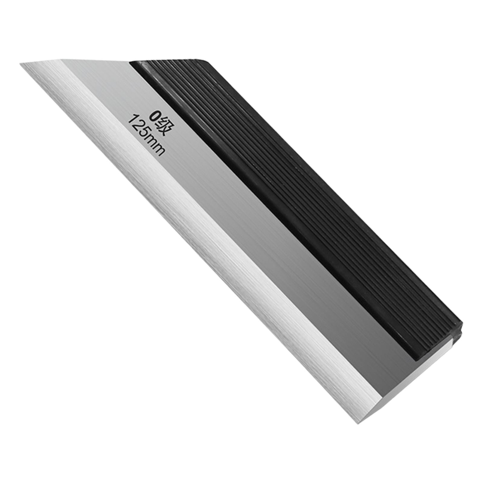 Blade Ruler Square Ruler Flat Measuring Ruler 75mm/100mm/125mm 125mm